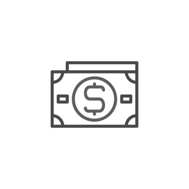 Finansal değişimi vurgulayan minimalist bir tasarımı gösteren kağıt para biriminin basit bir çizimi. Tasvirde temel parasal kavramlar, zenginlik, tasarruf ve yatırımın resmedilmesi yer alıyor..