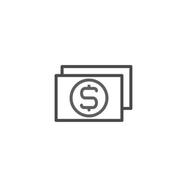 Birikmiş para birimini tasvir eden, finansal varlıkları ve istikrarı simgeleyen minimalist bir illüstrasyon. Bu betimleme iş, ekonomi, yatırım, tasarruf ile ilgili kavramları iletmek için uygundur,