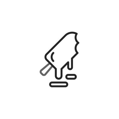 Çubuğun üzerinde eriyen bir dondurmayı tasvir eden minimalist bir simge. Görüntü, yazın özünü ve tatlı bir tatlının kaygısız zevkini çağrıştırıyor. Basit tasarımı onu kullanılmak için mükemmel kılıyor.