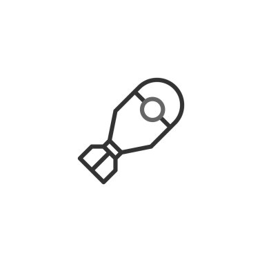 Minimalist tarzda hazırlanmış temiz ve özlü bir bomba tasviri. Tasarım basit çizgiler ve sessiz bir renk paleti kullanır, bu da onu çok yönlü bir grafik ögesi yapar. Amaç...