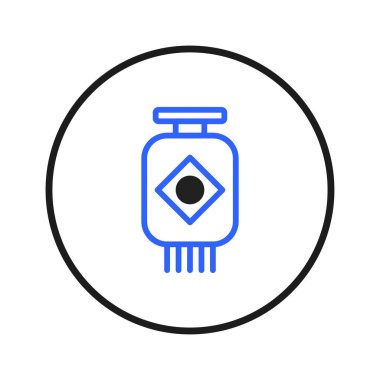 This minimalist illustration showcases a stylized oriental lantern, a symbol deeply rooted in tradition. The clean lines and geometric shapes of the design offers a modern take on a cultural icon,