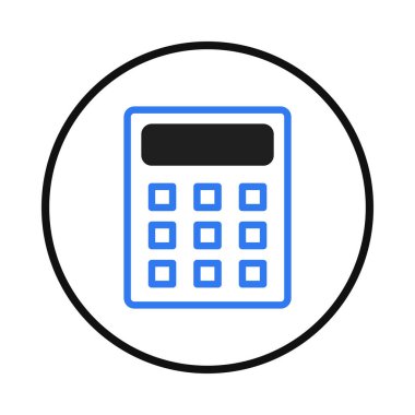 Dijital ekranlı bir hesap makinesinin basit bir simgesi araçların ve aritmetiğin entegrasyonunu vurgular. Bu resim finansal planlama, hesap yönetimi veya akademik gösterim için idealdir