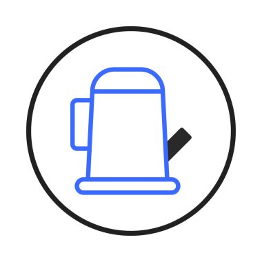 Yuvarlak çerçevede sunulan sulama tenekesinin yer aldığı minimalist bir simge. Bu modern tasarım ögesi, web sitesi grafikleri veya uygulamaları için ideal, temiz ve basit bir temsil sunar