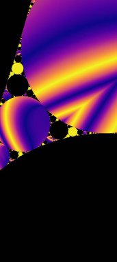 Soyut Bilgisayar Fraktal Tasarımı. Fraktal hiç bitmeyen bir desen. Fraktallar, farklı ölçeklerde kendine benzeyen sonsuz derecede karmaşık kalıplardır. Cep telefonu duvar kağıdı için harika.