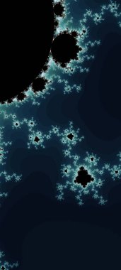 Soyut Bilgisayar Fraktal Tasarımı. Fraktal hiç bitmeyen bir desen. Fraktallar, farklı ölçeklerde kendine benzeyen sonsuz derecede karmaşık kalıplardır. Cep telefonu duvar kağıdı için harika.