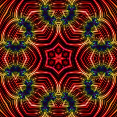 Soyut Bilgisayar Fraktal Tasarımı. Fraktal hiç bitmeyen bir desen. Fraktallar, farklı ölçeklerde kendine benzeyen sonsuz derecede karmaşık kalıplardır. Cep telefonu duvar kağıdı için harika.