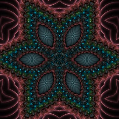 Soyut Bilgisayar Fraktal Tasarımı. Fraktal hiç bitmeyen bir desen. Fraktallar, farklı ölçeklerde kendine benzeyen sonsuz derecede karmaşık kalıplardır. Cep telefonu duvar kağıdı için harika.