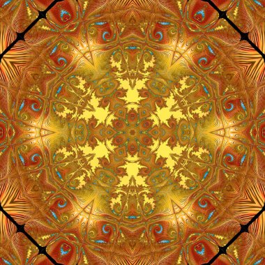 Soyut Bilgisayar Fraktal Tasarımı. Fraktal hiç bitmeyen bir desen. Fraktallar, farklı ölçeklerde kendine benzeyen sonsuz derecede karmaşık kalıplardır. Cep telefonu duvar kağıdı için harika.