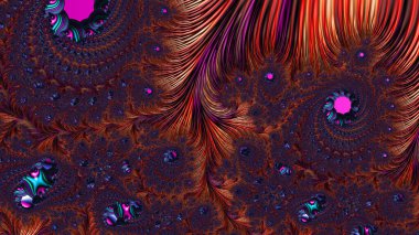 Soyut Bilgisayar Fraktal Tasarımı. Fraktal hiç bitmeyen bir desen. Fraktallar, farklı ölçeklerde kendine benzeyen sonsuz derecede karmaşık kalıplardır. Cep telefonu duvar kağıdı için harika.