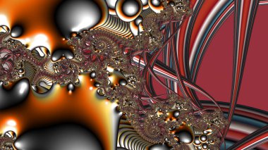 Soyut Bilgisayar Fraktal Tasarımı. Fraktal hiç bitmeyen bir desen. Fraktallar, farklı ölçeklerde kendine benzeyen sonsuz derecede karmaşık kalıplardır. Cep telefonu duvar kağıdı için harika.