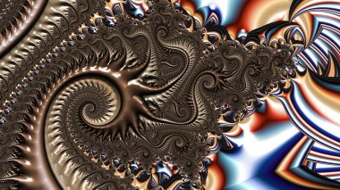 Soyut Bilgisayar Fraktal Tasarımı. Fraktal hiç bitmeyen bir desen. Fraktallar, farklı ölçeklerde kendine benzeyen sonsuz derecede karmaşık kalıplardır. Cep telefonu duvar kağıdı için harika.