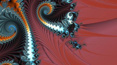 Soyut Bilgisayar Fraktal Tasarımı. Fraktal hiç bitmeyen bir desen. Fraktallar, farklı ölçeklerde kendine benzeyen sonsuz derecede karmaşık kalıplardır. Cep telefonu duvar kağıdı için harika.