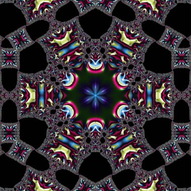 Soyut Bilgisayar Fraktal Tasarımı. Fraktal hiç bitmeyen bir desen. Fraktallar, farklı ölçeklerde kendine benzeyen sonsuz derecede karmaşık kalıplardır. Cep telefonu duvar kağıdı için harika.