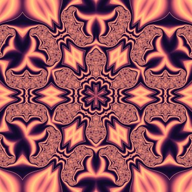 Soyut Bilgisayar Fraktal Tasarımı. Fraktal hiç bitmeyen bir desen. Fraktallar, farklı ölçeklerde kendine benzeyen sonsuz derecede karmaşık kalıplardır. Cep telefonu duvar kağıdı için harika.