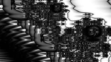 Soyut Bilgisayar Fraktal Tasarımı. Fraktal hiç bitmeyen bir desen. Fraktallar, farklı ölçeklerde kendine benzeyen sonsuz derecede karmaşık kalıplardır. Cep telefonu duvar kağıdı için harika.