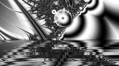 Soyut Bilgisayar Fraktal Tasarımı. Fraktal hiç bitmeyen bir desen. Fraktallar, farklı ölçeklerde kendine benzeyen sonsuz derecede karmaşık kalıplardır. Cep telefonu duvar kağıdı için harika.