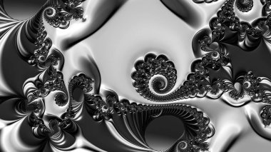 Soyut Bilgisayar Fraktal Tasarımı. Fraktal hiç bitmeyen bir desen. Fraktallar, farklı ölçeklerde kendine benzeyen sonsuz derecede karmaşık kalıplardır. Cep telefonu duvar kağıdı için harika.