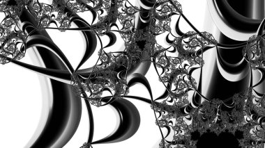 Soyut Bilgisayar Fraktal Tasarımı. Fraktal hiç bitmeyen bir desen. Fraktallar, farklı ölçeklerde kendine benzeyen sonsuz derecede karmaşık kalıplardır. Cep telefonu duvar kağıdı için harika.