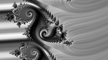 Soyut Bilgisayar Fraktal Tasarımı. Fraktal hiç bitmeyen bir desen. Fraktallar, farklı ölçeklerde kendine benzeyen sonsuz derecede karmaşık kalıplardır. Cep telefonu duvar kağıdı için harika.