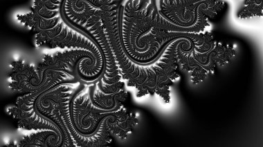 Soyut Bilgisayar Fraktal Tasarımı. Fraktal hiç bitmeyen bir desen. Fraktallar, farklı ölçeklerde kendine benzeyen sonsuz derecede karmaşık kalıplardır. Cep telefonu duvar kağıdı için harika.