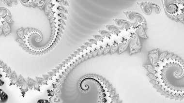 Soyut Bilgisayar Fraktal Tasarımı. Fraktal hiç bitmeyen bir desen. Fraktallar, farklı ölçeklerde kendine benzeyen sonsuz derecede karmaşık kalıplardır. Cep telefonu duvar kağıdı için harika.