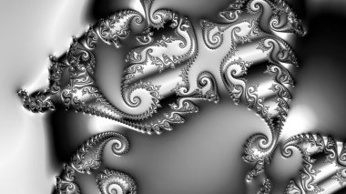 Soyut Bilgisayar Fraktal Tasarımı. Fraktal hiç bitmeyen bir desen. Fraktallar, farklı ölçeklerde kendine benzeyen sonsuz derecede karmaşık kalıplardır. Cep telefonu duvar kağıdı için harika.