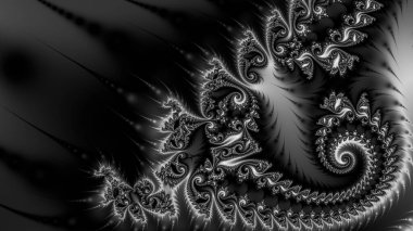 Soyut Bilgisayar Fraktal Tasarımı. Fraktal hiç bitmeyen bir desen. Fraktallar, farklı ölçeklerde kendine benzeyen sonsuz derecede karmaşık kalıplardır. Cep telefonu duvar kağıdı için harika.