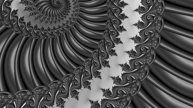 Soyut Bilgisayar Fraktal Tasarımı. Fraktal hiç bitmeyen bir desen. Fraktallar, farklı ölçeklerde kendine benzeyen sonsuz derecede karmaşık kalıplardır. Cep telefonu duvar kağıdı için harika.