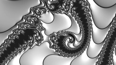 Soyut Bilgisayar Fraktal Tasarımı. Fraktal hiç bitmeyen bir desen. Fraktallar, farklı ölçeklerde kendine benzeyen sonsuz derecede karmaşık kalıplardır. Cep telefonu duvar kağıdı için harika.