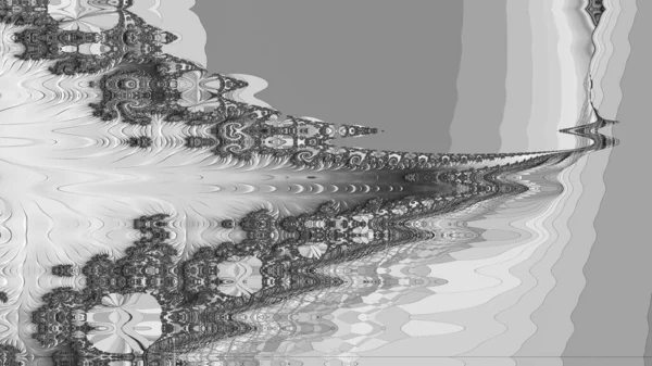 Abstract Computer Generat Design Fractal Fractal Este Model Nesfârşit Fractalii — Fotografie, imagine de stoc