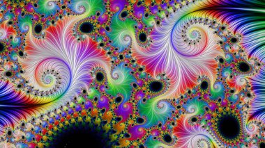 Soyut Bilgisayar Fraktal Tasarımı. Fraktal hiç bitmeyen bir desen. Fraktallar, farklı ölçeklerde kendine benzeyen sonsuz derecede karmaşık kalıplardır. Cep telefonu duvar kağıdı için harika.