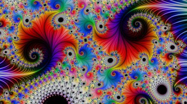 Soyut Bilgisayar Fraktal Tasarımı. Fraktal hiç bitmeyen bir desen. Fraktallar, farklı ölçeklerde kendine benzeyen sonsuz derecede karmaşık kalıplardır. Cep telefonu duvar kağıdı için harika.