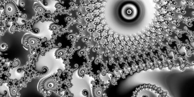 Soyut Bilgisayar Fraktal Tasarımı. Fraktal hiç bitmeyen bir desen. Fraktallar, farklı ölçeklerde kendine benzeyen sonsuz derecede karmaşık kalıplardır. Cep telefonu duvar kağıdı için harika.