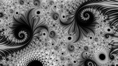 Soyut Bilgisayar Fraktal Tasarımı. Fraktal hiç bitmeyen bir desen. Fraktallar, farklı ölçeklerde kendine benzeyen sonsuz derecede karmaşık kalıplardır. Cep telefonu duvar kağıdı için harika.