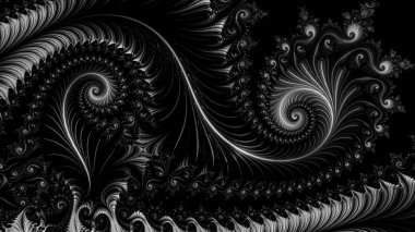 Soyut Bilgisayar Fraktal Tasarımı. Fraktal hiç bitmeyen bir desen. Fraktallar, farklı ölçeklerde kendine benzeyen sonsuz derecede karmaşık kalıplardır. Cep telefonu duvar kağıdı için harika.