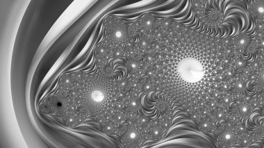 Soyut Bilgisayar Fraktal Tasarımı. Fraktal hiç bitmeyen bir desen. Fraktallar, farklı ölçeklerde kendine benzeyen sonsuz derecede karmaşık kalıplardır. Cep telefonu duvar kağıdı için harika.