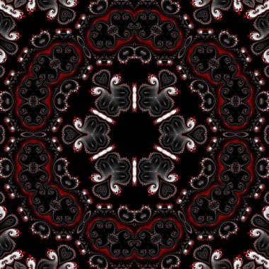 Soyut Bilgisayar Fraktal Tasarımı. Fraktal hiç bitmeyen bir desen. Fraktallar, farklı ölçeklerde kendine benzeyen sonsuz derecede karmaşık kalıplardır. Cep telefonu duvar kağıdı için harika.