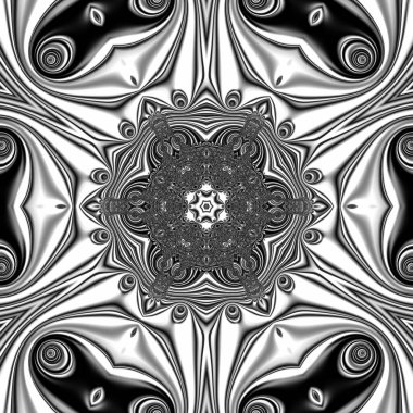 Soyut Bilgisayar Fraktal Tasarımı. Fraktal hiç bitmeyen bir desen. Fraktallar, farklı ölçeklerde kendine benzeyen sonsuz derecede karmaşık kalıplardır. Cep telefonu duvar kağıdı için harika.