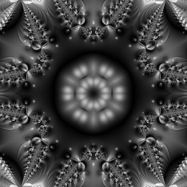 Soyut Bilgisayar Fraktal Tasarımı. Fraktal hiç bitmeyen bir desen. Fraktallar, farklı ölçeklerde kendine benzeyen sonsuz derecede karmaşık kalıplardır. Cep telefonu duvar kağıdı için harika.