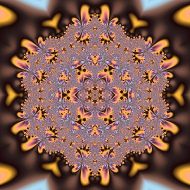 Soyut Bilgisayar Fraktal Tasarımı. Fraktal hiç bitmeyen bir desen. Fraktallar, farklı ölçeklerde kendine benzeyen sonsuz derecede karmaşık kalıplardır. Cep telefonu duvar kağıdı için harika.