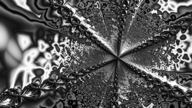 Soyut Bilgisayar Fraktal Tasarımı. Fraktal hiç bitmeyen bir desen. Fraktallar, farklı ölçeklerde kendine benzeyen sonsuz derecede karmaşık kalıplardır. Cep telefonu duvar kağıdı için harika.