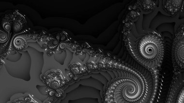 Soyut Bilgisayar Fraktal Tasarımı. Fraktal hiç bitmeyen bir desen. Fraktallar, farklı ölçeklerde kendine benzeyen sonsuz derecede karmaşık kalıplardır. Cep telefonu duvar kağıdı için harika.