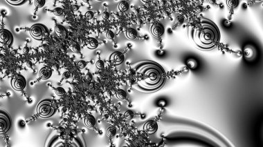 Soyut Bilgisayar Fraktal Tasarımı. Fraktal hiç bitmeyen bir desen. Fraktallar, farklı ölçeklerde kendine benzeyen sonsuz derecede karmaşık kalıplardır. Cep telefonu duvar kağıdı için harika.