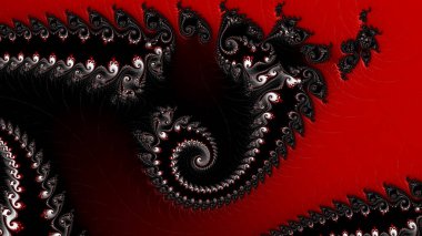 Soyut Bilgisayar Fraktal Tasarımı. Fraktal hiç bitmeyen bir desen. Fraktallar, farklı ölçeklerde kendine benzeyen sonsuz derecede karmaşık kalıplardır. Cep telefonu duvar kağıdı için harika.