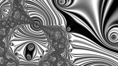 Soyut Bilgisayar Fraktal Tasarımı. Fraktal hiç bitmeyen bir desen. Fraktallar, farklı ölçeklerde kendine benzeyen sonsuz derecede karmaşık kalıplardır. Cep telefonu duvar kağıdı için harika.