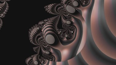 Soyut Bilgisayar Fraktal Tasarımı. Fraktal hiç bitmeyen bir desen. Fraktallar, farklı ölçeklerde kendine benzeyen sonsuz derecede karmaşık kalıplardır. Cep telefonu duvar kağıdı için harika.