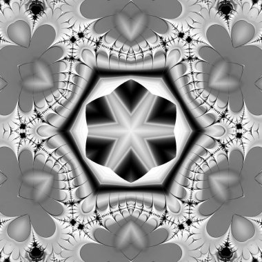 Soyut Bilgisayar Fraktal Tasarımı. Fraktal hiç bitmeyen bir desen. Fraktallar, farklı ölçeklerde kendine benzeyen sonsuz derecede karmaşık kalıplardır. Cep telefonu duvar kağıdı için harika.