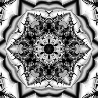 Soyut Bilgisayar Fraktal Tasarımı. Fraktal hiç bitmeyen bir desen. Fraktallar, farklı ölçeklerde kendine benzeyen sonsuz derecede karmaşık kalıplardır. Cep telefonu duvar kağıdı için harika.