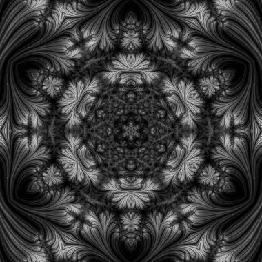 Soyut Bilgisayar Fraktal Tasarımı. Fraktal hiç bitmeyen bir desen. Fraktallar, farklı ölçeklerde kendine benzeyen sonsuz derecede karmaşık kalıplardır. Cep telefonu duvar kağıdı için harika.