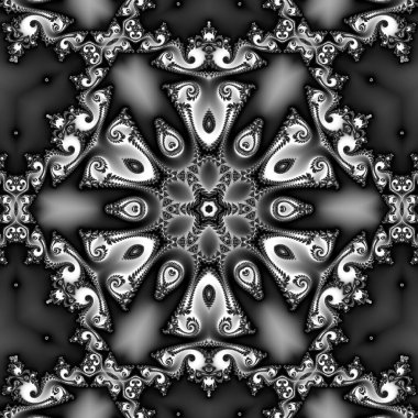 Soyut Bilgisayar Fraktal Tasarımı. Fraktal hiç bitmeyen bir desen. Fraktallar, farklı ölçeklerde kendine benzeyen sonsuz derecede karmaşık kalıplardır. Cep telefonu duvar kağıdı için harika.